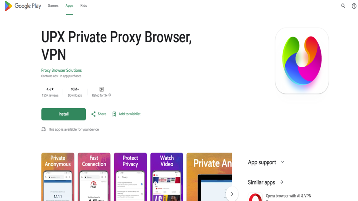 Trình duyệt UPX: Duyệt web an toàn và riêng tư cho mọi nền tảng
