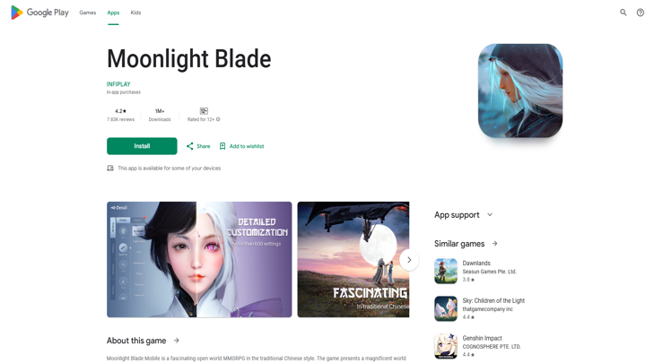 Moonlight Blade Mobile: Tải và Mẹo chơi